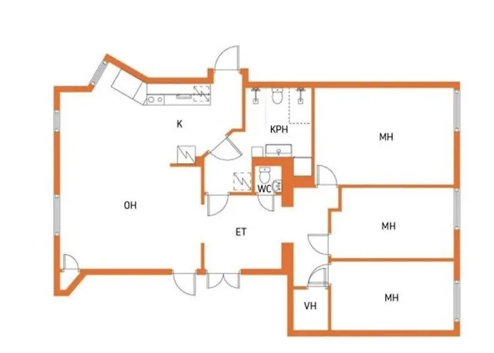 아파트 Kamppi Seaside 헬싱키